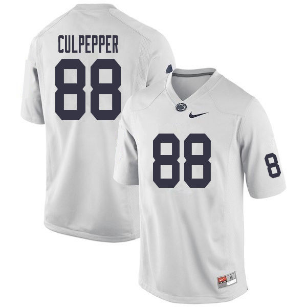 NCAA Nike Men's Penn State Nittany Lions Judge Culpepper #88 College Football Authentic White Stitched Jersey PMX2398ZY